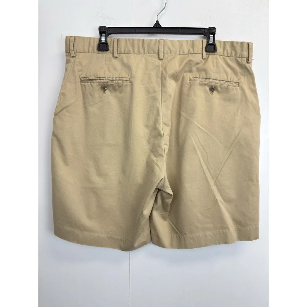 Polo‎ Golf Ralph Lauren Shorts Mens 38 Chino Khaki Flat Front Cotton Blend 9
